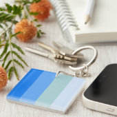 Blue Stripes Maritime Sleutelhanger (Voorkant Rechts)