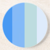 Blue Stripes Maritime Zandsteen Onderzetter (Voorkant)