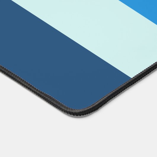 Blue Stripes Pattern Bureaumat (Hoek)