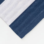 Blue Stripes Pattern Fleece Deken (Hoek)