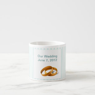 Blue Stripes - Wedding Rings Espresso Kop