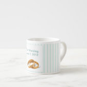 Blue Stripes - Wedding Rings Espresso Kop (Voorkant rechts)