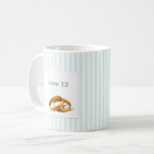 Blue Stripes - Wedding Rings Koffiemok (Voorkant links)
