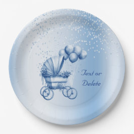 Blue Stroller Papier Bord