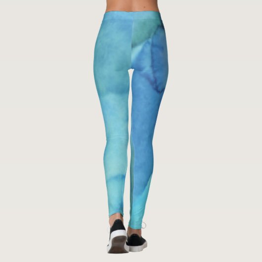 Blue Stropdas-Die Leggings (Achterkant)
