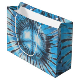 Blue Stropdas-dyed Peace Groot Cadeauzakje