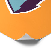 Blue STYLE graffiti Poster (Hoek)