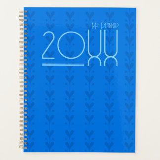 Blue  Style Pattern Planner