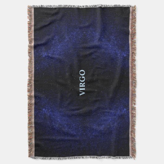 Blue Stylish Galaxy Cluster Virgo Deken (Voorkant Verticaal)