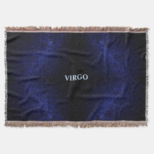 Blue Stylish Galaxy Cluster Virgo Deken (Voorkant)