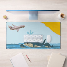 Blue Summer Beach Schattigee collage