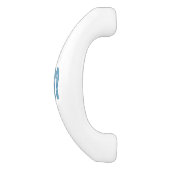 Blue Summer Beach Teenslippers deurknop Keramische Ladegreep (Zijkant)