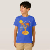 Blue Summer Vacation Family Reunion T-shirt (Voorkant volledig)