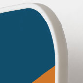 Blue Sun Across Striping with Name Pickleball Paddle (Links Detail)