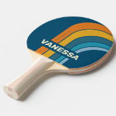 Blue Sun Arch with Name Tafeltennisbatje (Voorkant Gekanteld)