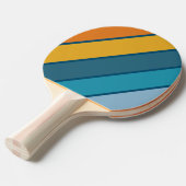 Blue Sun Bold Striped Tafeltennisbatje (Voorkant Gekanteld)