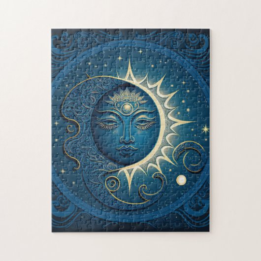 Blue Sun en Moon Legpuzzel (Verticaal)
