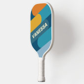 Blue Sun Fusion with Name Pickleball Paddle (Links)