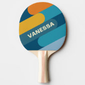Blue Sun Fusion with Name Tafeltennisbatje (Achterkant)
