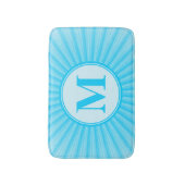 Blue Sun-monogram Badmat (Voorkant Verticaal)