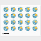 Blue Sun sticker label (Vel)