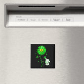 Blue Sunflower Elephan outfit Spread Mental Health Magneet (Insitu (Vaatwasser))