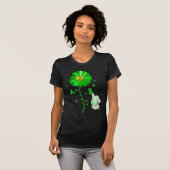 Blue Sunflower Elephan outfit Spread Mental Health T-shirt (Voorkant volledig)