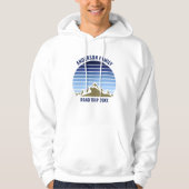 Blue Sunset Mountain Custom Family Reunion Trip Hoodie (Voorkant)