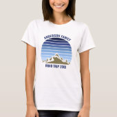 Blue Sunset Mountain Custom Family Reunion Women's T-shirt (Voorkant)