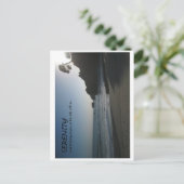 Blue Sunset op California Beach Briefkaart (Staand voorkant)