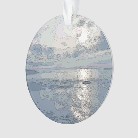 BLUE SUNSET ORNAMENT (voorkant)