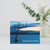 Blue Sunset over Loch Lomond, Schotland Briefkaart (Staand voorkant)
