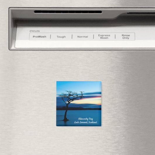 Blue Sunset over Loch Lomond, Scotland Magnet (Insitu (Vaatwasser))