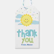 Blue Sunshine Gift Label