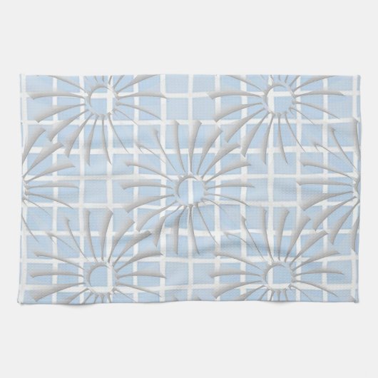 "Blue Sunshine" keukenhanddoek (Horizontaal)