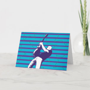 Blue Superstar Birthday Card Kaart