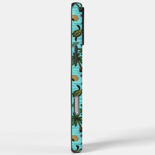 Blue Surfer iPhone / iPad hoesje (Achterkant / Rechts)