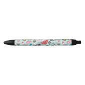 Blue Sushi Personalized Cute Fun Zwarte Inkt Pen (Voorkant)