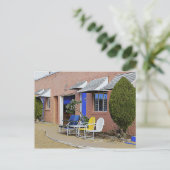 Blue Swallow Motel, Room 14, Tucumcari, N.M. Briefkaart (Staand voorkant)