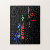 Blue Swallow Motel Sign, Route 66, Tucumcari, N.M. Legpuzzel (Verticaal)