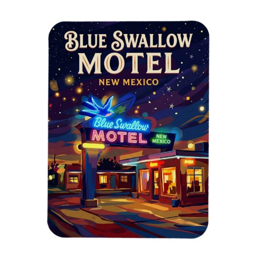 Blue Swallow Motel VS Amerika Magneet (Verticaal)