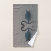 Blue Swans Must Be Love Bad Handdoek (Handdoek)