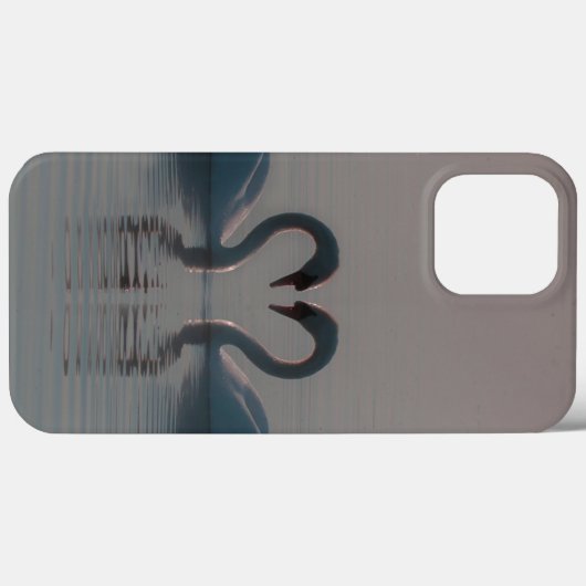 Blue Swans Must Be Love Case-Mate iPhone Case (Achterkant (horizontaal))