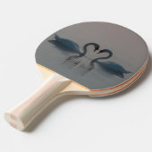 Blue Swans Must Be Love Tafeltennisbatje (Voorkant Gekanteld)