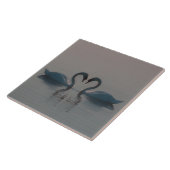 Blue Swans Must Be Love Tegeltje (Zijkant)