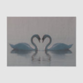 Blue Swans Must Be Love Tissuepapier (Voorkant)