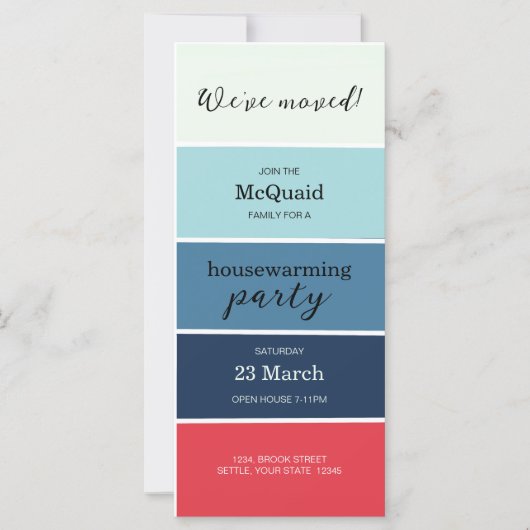 Blue Swatch Warming Party nodigt uit (Voorkant)