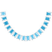 BLUE SWEET LITTLE BABY = BOY SIGN VLAGGETJES (Alle)