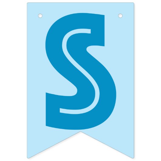 BLUE SWEET LITTLE BABY = BOY SIGN VLAGGETJES (Tweede vlag)