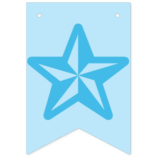 BLUE SWEET LITTLE BABY = BOY SIGN VLAGGETJES (Eerste vlag)